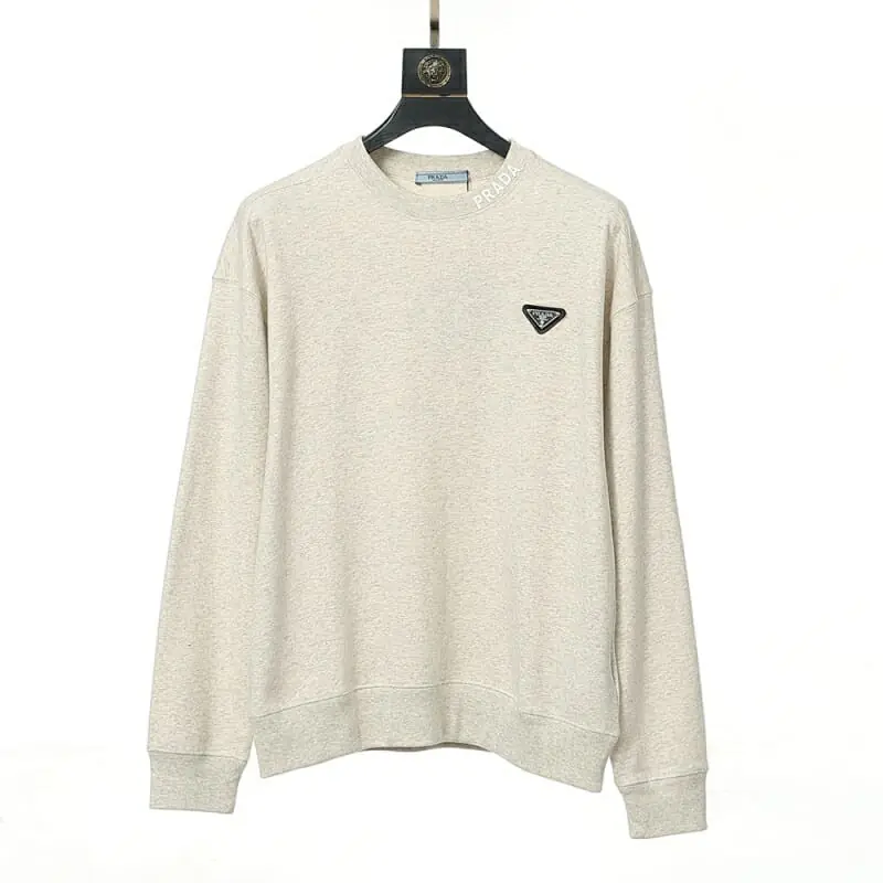 prada sweatshirt manches longues pour unisexe s_126132a